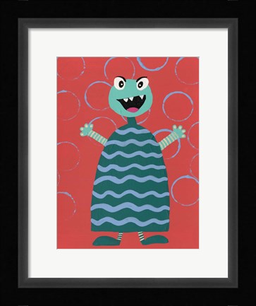 Framed Happy Creatures VIII Print