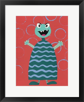 Framed Happy Creatures VIII Print