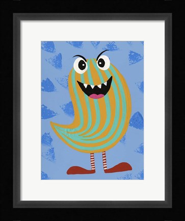 Framed Happy Creatures IX Print
