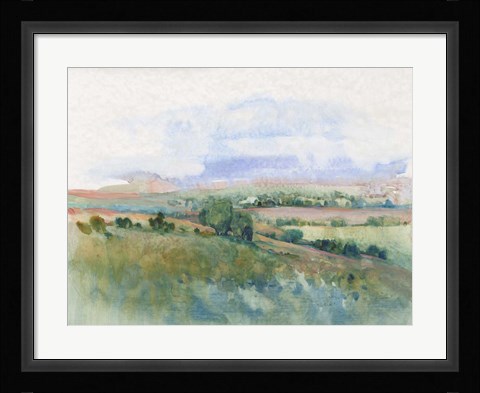 Framed Hilltop Vista II Print