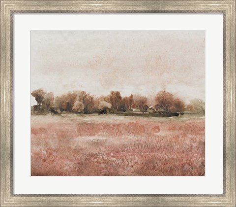 Framed Red Soil I Print
