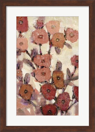 Framed Floral Patterns II Print