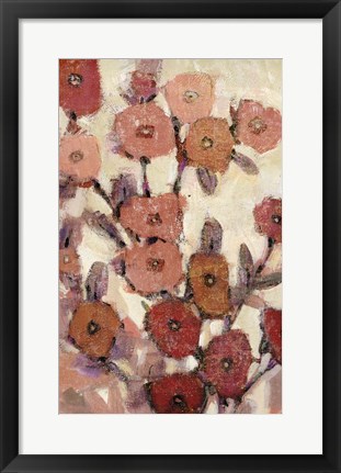 Framed Floral Patterns II Print