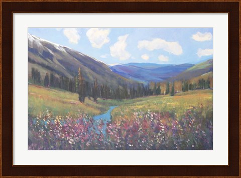 Framed Mountain Pass II Print