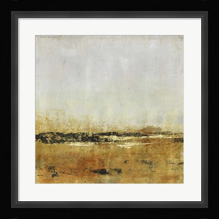 Framed Gold Horizon II Print