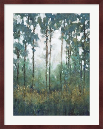 Framed Glow in the Forest I Print
