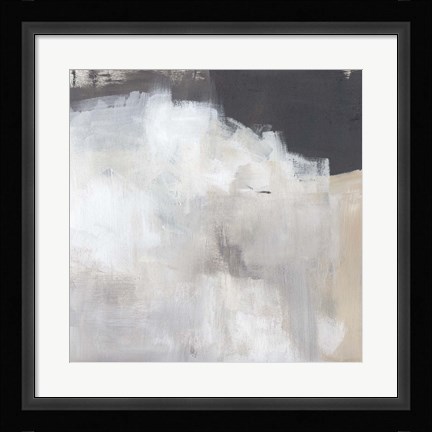 Framed Neutral Abstract I Print