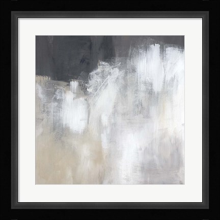 Framed Neutral Abstract II Print