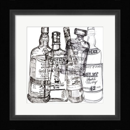 Framed Whiskey Wednesdays I Print