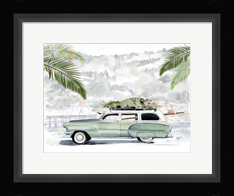 Framed So Cali Christmas I Print