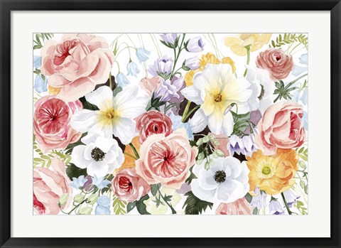 Framed Wildflower Dreams III Print