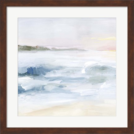 Framed Surf at Dawn I Print