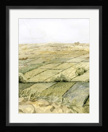 Framed Flatlands I Print