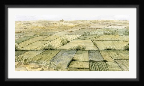 Framed Flatlands III Print