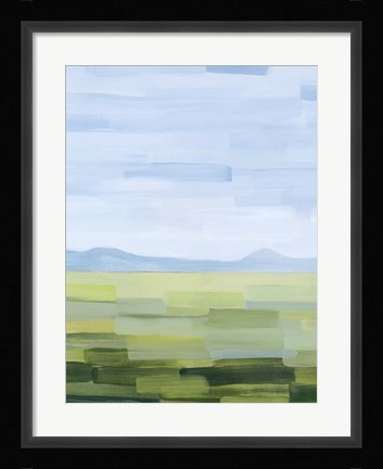 Framed Green County I Print