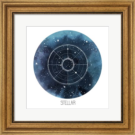 Framed Celestial Orb IV Print