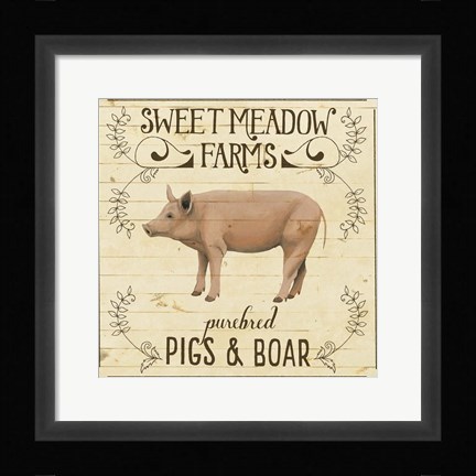 Framed Animal Farm Collection III Print