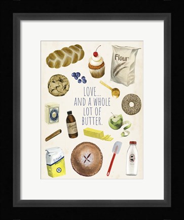 Framed Secret Ingredient II Print