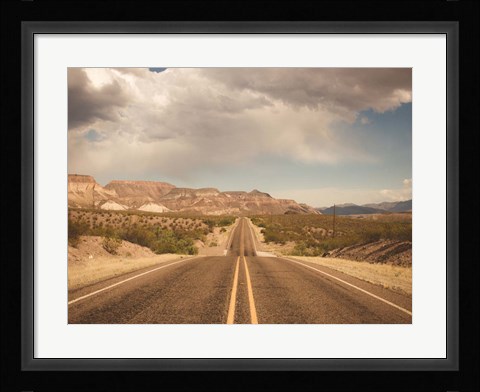 Framed Where the Road Leads I Print
