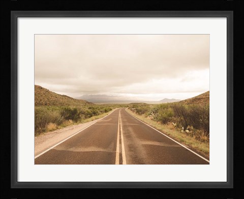 Framed Where the Road Leads II Print