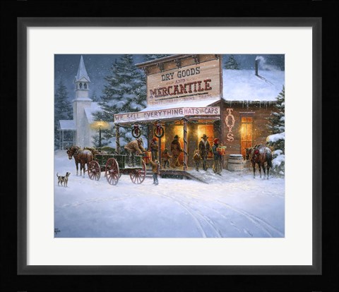 Framed Christmas Wishes Print