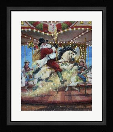 Framed Merry Go Round Print