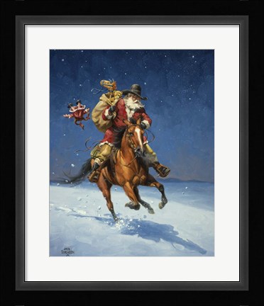 Framed Midnight Rider Print