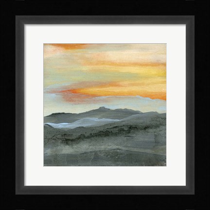 Framed Over Blue Print