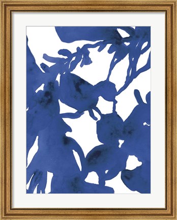 Framed Azure Silhouette II Print