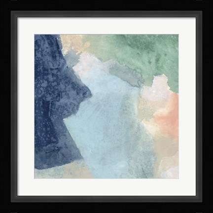 Framed Sea Patch I Print