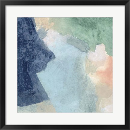 Framed Sea Patch I Print