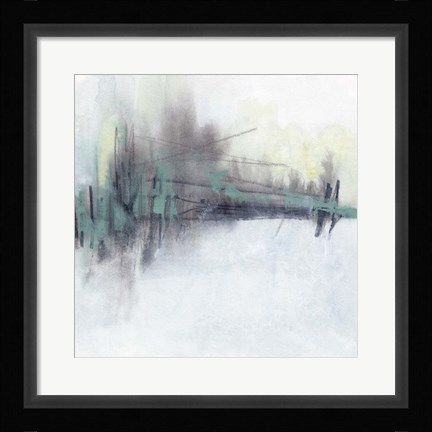 Framed Treeline Borealis I Print