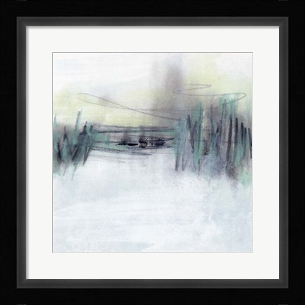 Framed Treeline Borealis II Print