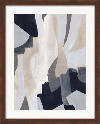Framed Neutral Veil II Print