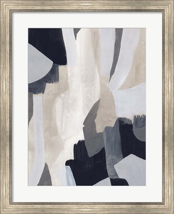 Framed Neutral Veil II Print