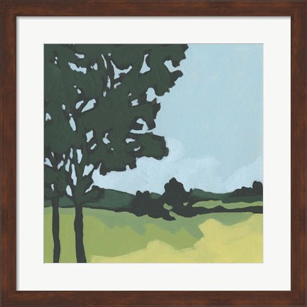 Framed Arbor Silhouette I Print