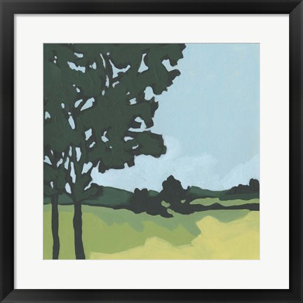 Framed Arbor Silhouette I Print