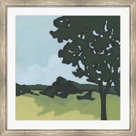 Framed Arbor Silhouette II Print