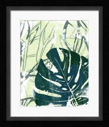 Framed Palm Pastiche I Print