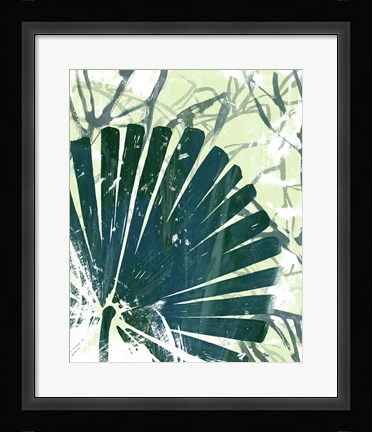 Framed Palm Pastiche II Print