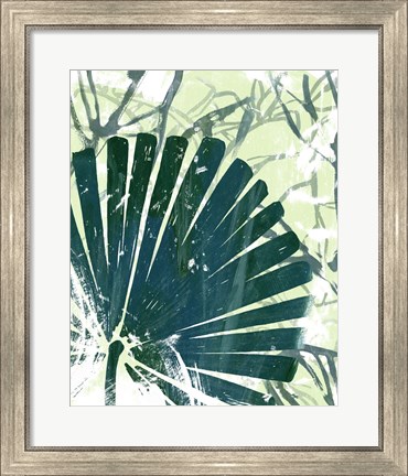 Framed Palm Pastiche II Print