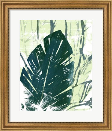 Framed Palm Pastiche IV Print