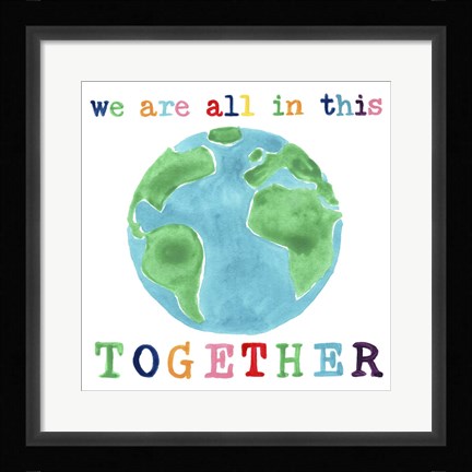 Framed Rainbow Hope II Print