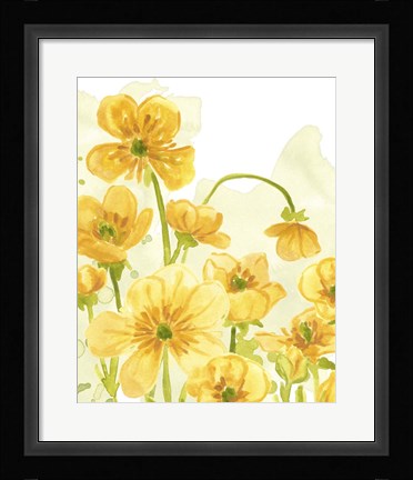 Framed Sunshine Meadow III Print
