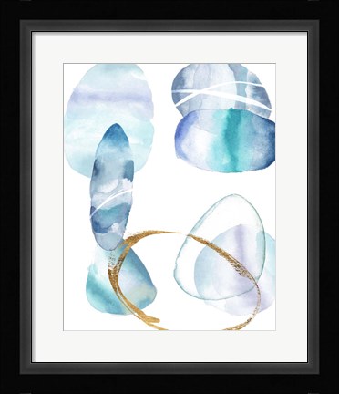 Framed Stacking Rocks III Print