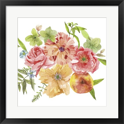 Framed Just Peachy III Print