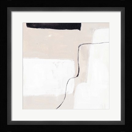 Framed Beach Bricks III Print