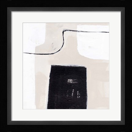 Framed Beach Bricks IV Print