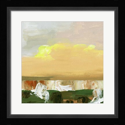 Framed Wetland Sunrise I Print