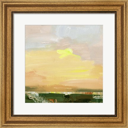 Framed Wetland Sunrise II Print